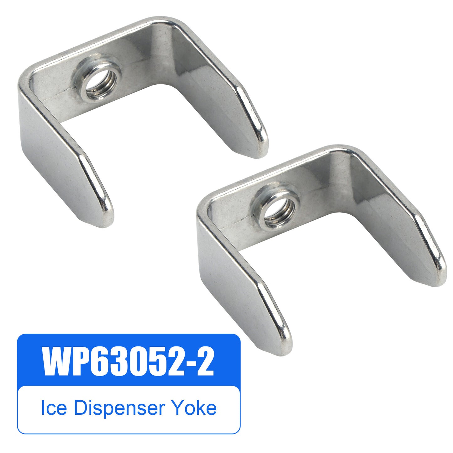 2pcs WP63052-2 Ice Dispenser Yoke for Refrigerators 63052A001 670268 PS11743333