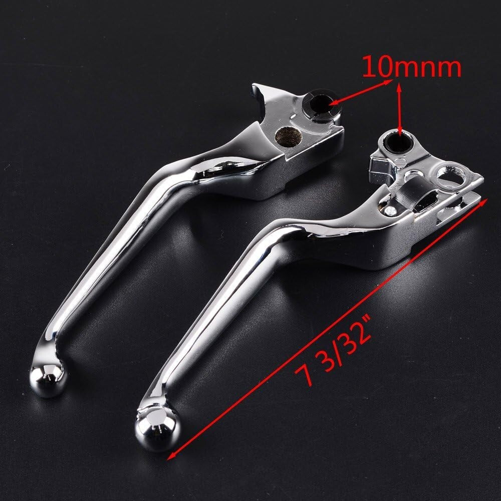 Brake Clutch Lever Chrome for Harley Davidson Road King Softail Street Bob 96-14