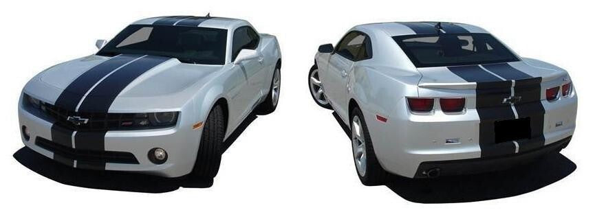 10" VINYL RALLY STRIPES RACING STRIPE KIT HOOD TRUNK ROOF For CHEVY CAMARO