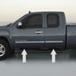 CHROME SIDE DOOR TRIM ROCKER PANEL MOLDING PACKAGE For CHEVY SILVERADO 07-13