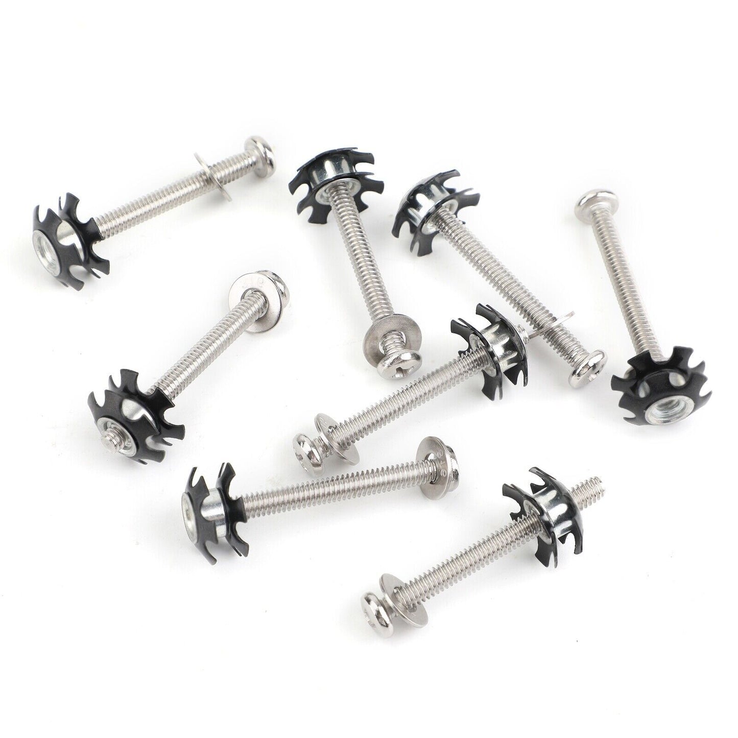 8x RV LADDER REPAIR KIT nuts Stainless Bunk Motorhome Parts Camper Trailer Coac