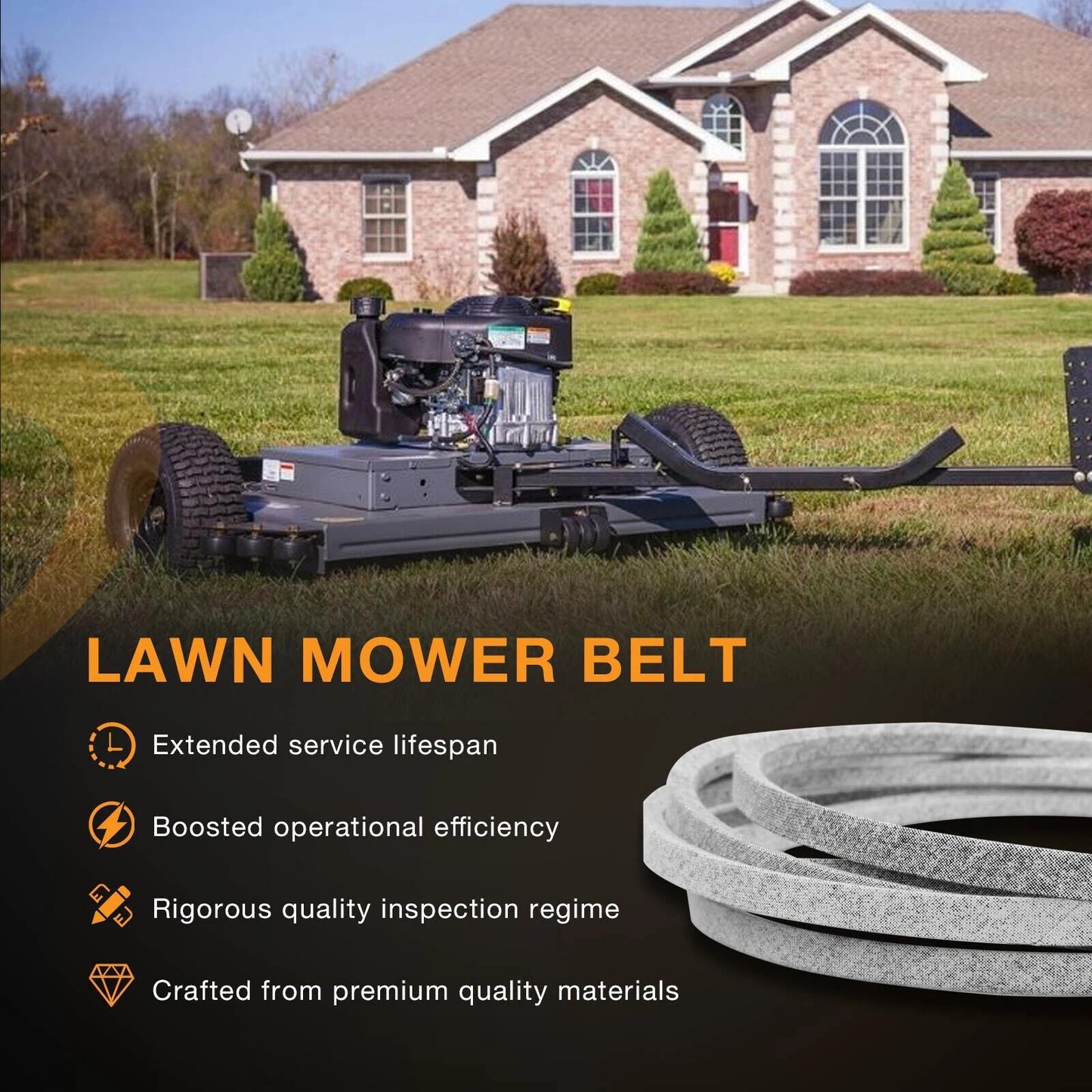 Deck Drive V-Belt For Swisher FC14560CPKA FC18560BS Finish Rough Cut Mower 5058