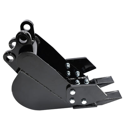 Mini Excavator Attachment Narrow Rock Bucket 200mm Trenching Buckets 2-Teeth