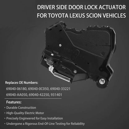 Door Lock Actuator Front Left For 2007-19 Toyota Corolla Camry Lexus GX460 Scion