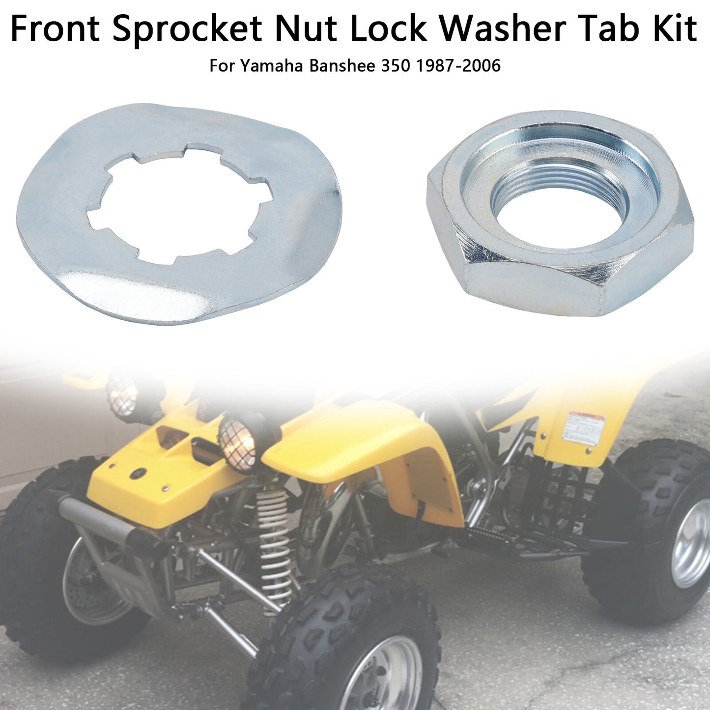 Chain Front Sprocket Nut Lock Washer Tab For Yamaha Banshee 350 YFZ350 87-06