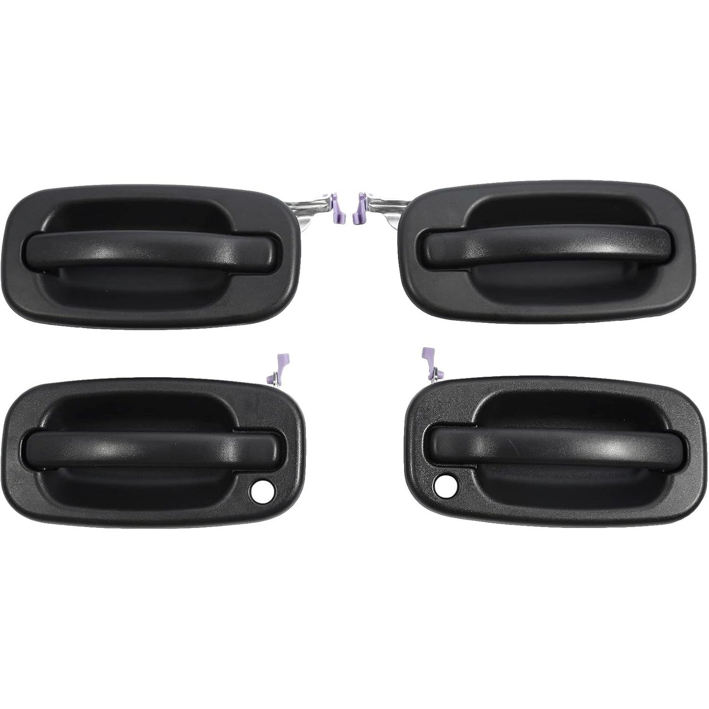 4Pcs Exterior Door Handles Fit 99-07 Chevy Silverado GMC Yukon Cadillac 15721571
