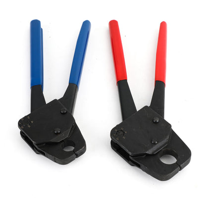 2 Pex Crimper 1/2" And 3/4" Plumbing Crimping Gonogo Angle Gauge Tools Combo