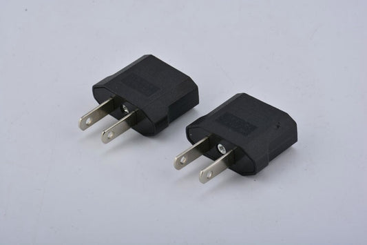 12 PCS EU Euro Europe to US USA Power Jack Wall Plug Converter Travel Adapter Us