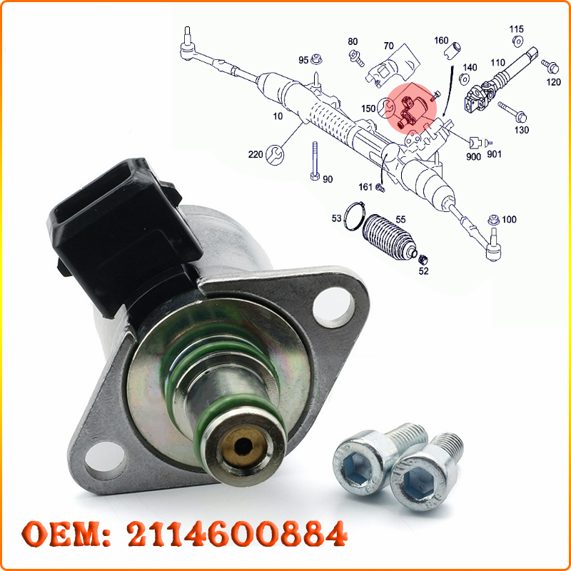 For Mercedes W211 W164 R171 ML320 Power Steering Proportioning Valve 2114600984