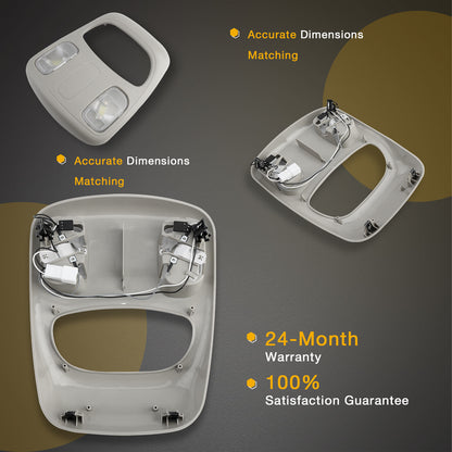 Overhead Console Housing Reading Light for 02-10 Ram 1500 2500 3500 1DK78BD1AA