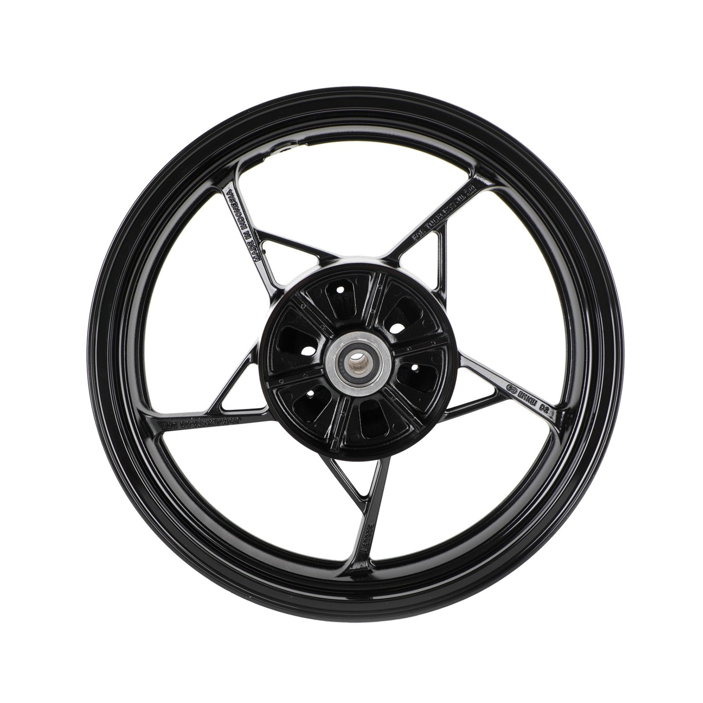 Black Rear Wheel Back Rim For Kawasaki Z400 EX400 Ninja 400 ABS 2018-2023