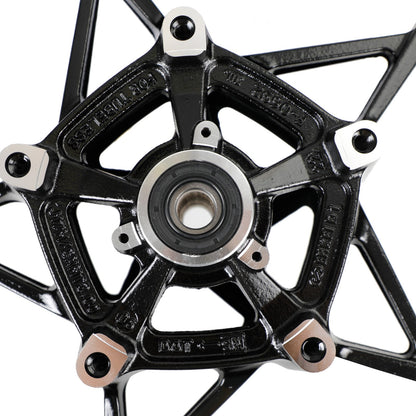 Glossy Black Front Wheel Rim For Kawasaki Z400 EX400 Ninja 400 ABS 2018-2023