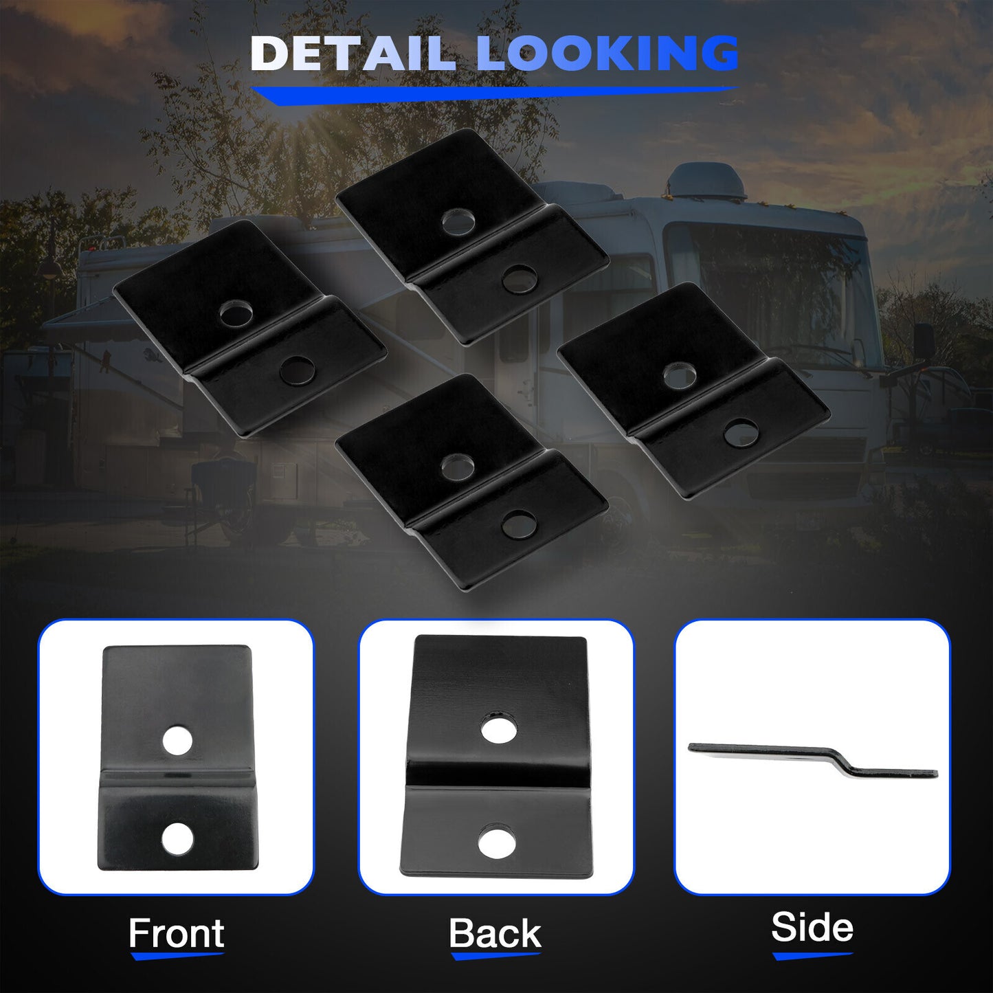 4x Electronic Stabilizer Jack Pad Adapters For JT's Strong Arm Jack Stabilizer
