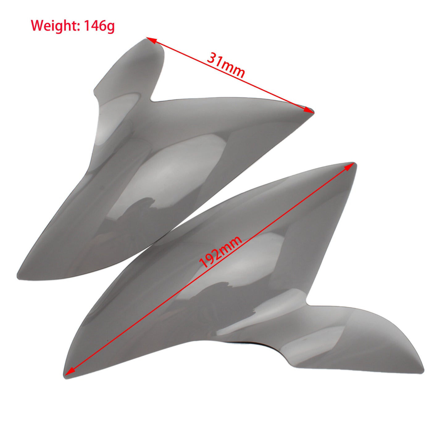 Front Headlight Lens Guard Protector Smoke Fit For Suzuki Gsx-S 1000F 2015-21