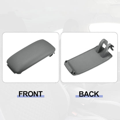 Gray Leather Armrest Centre Console Lid For Audi A4 B6 B7 2001-2008 8E0864245E