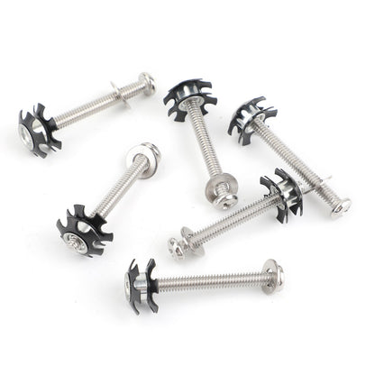 6x RV LADDER REPAIR KIT nuts Stainless Bunk Motorhome Parts Camper Trailer Coach