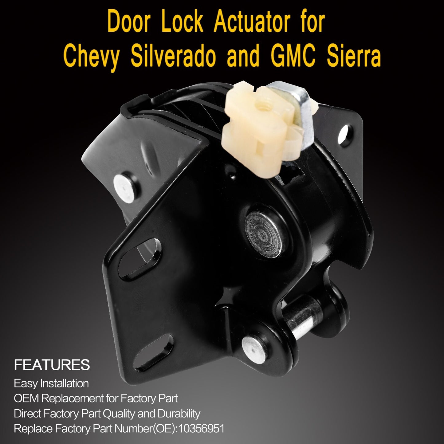 Rear Door Extended Cab Lower Latch For 99-07 Chevy Silverado GMC Sierra 10356951