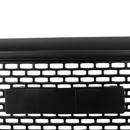 Front Upper Bumper Grille Matte Black For GMC Sierra 1500 2014 2015 Denali Style
