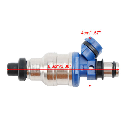 4pcs Fuel injectors fit for 1990-1993 Mazda Miata 1.6L 195500-1970 1992 1991