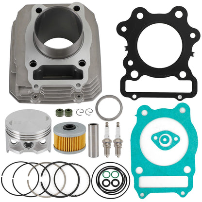 COMPLETE TOP END CYLINDER KIT FOR HONDA ATV TRX 300 FOURTRAX, FW 1988-2000