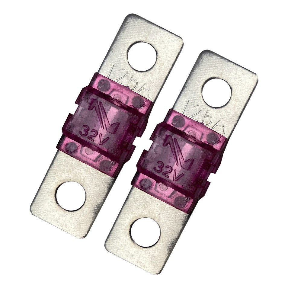 MIDI / AMI 125A 125 Amp 32V Fuse - Auto Marine Stereo Audio Video Bolt On 2 Pack