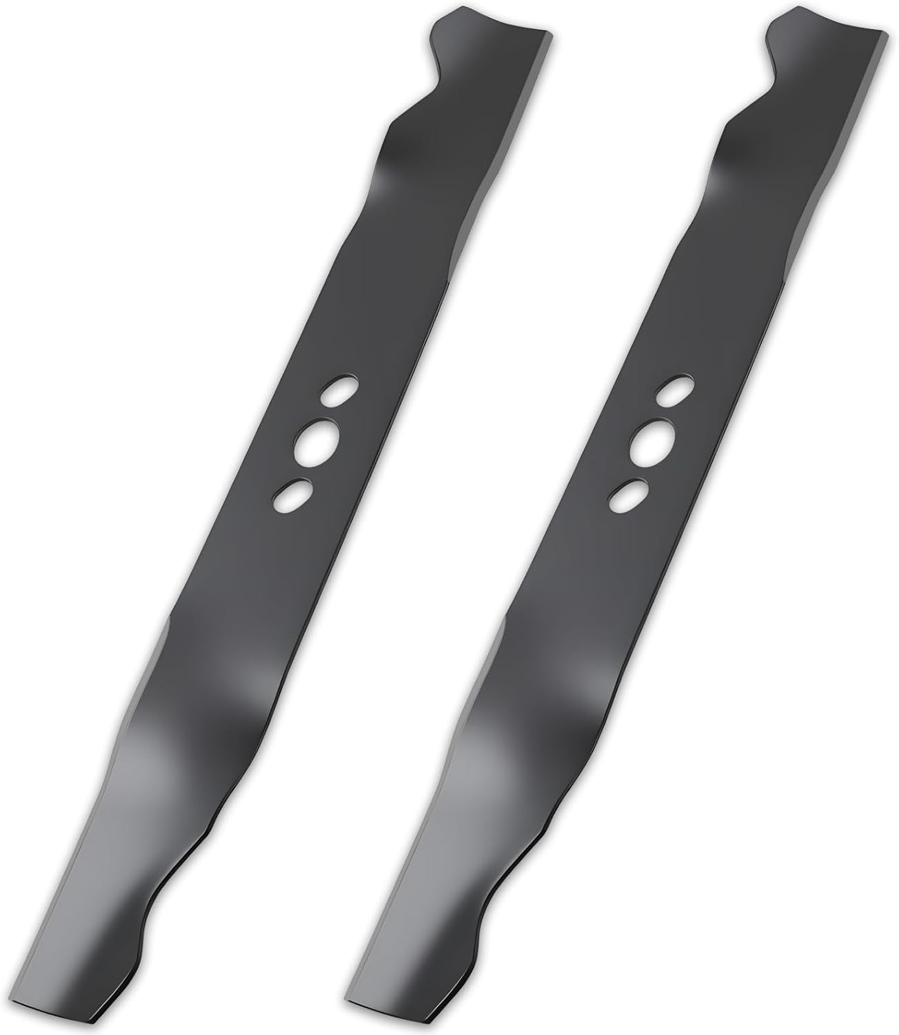 2Pcs 2105300125A 20" Mower Blade For MNA152505 MNA152701 Lawn Mower Deck Black
