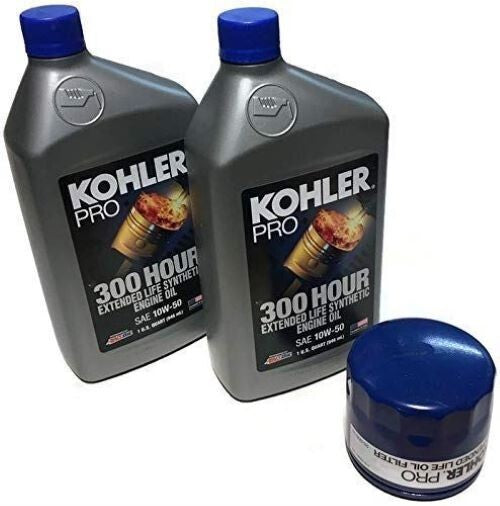 Solid Spare Kohler Pro 25 850 02-S Extended Life Oil Change Kit 300 Hour