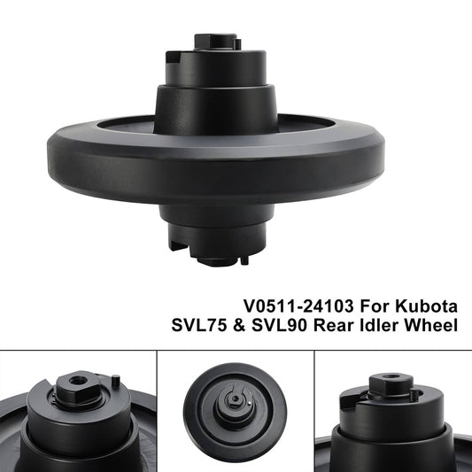 Solid Spare V0511-24103 For Kubota SVL75 SVL90 Rear Idler Wheel Heavy Duty Undercarriage