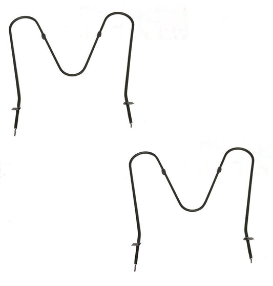 Solid Spare (2) Bake Element Oven Heating Element for Frigidaire 316075103
