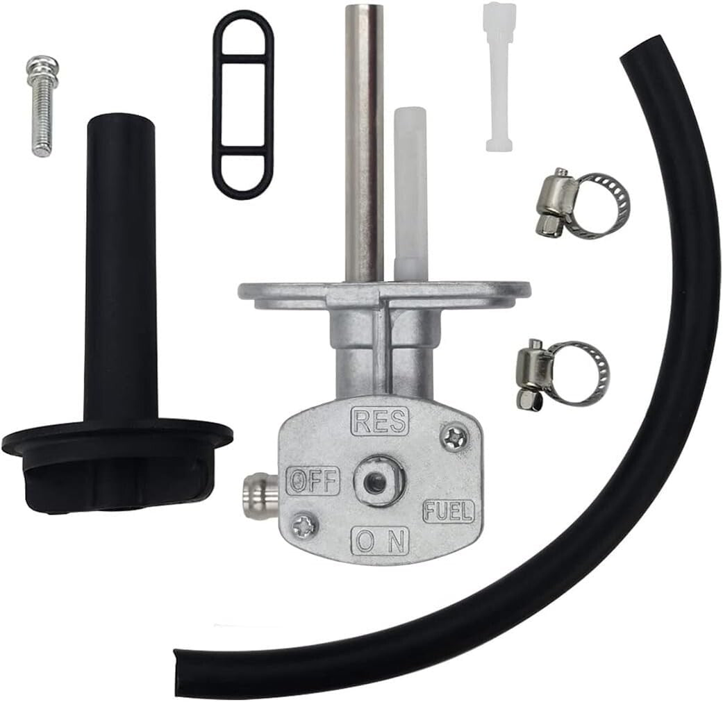 Fuel Valve Petcock + Lever For Yamaha Kodiak 400 YFM400FA YFM450FA 4x4 2000-2006