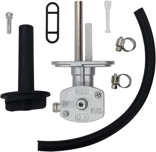 Fuel Valve Petcock + Lever For Yamaha Kodiak 400 YFM400FA YFM450FA 4x4 2000-2006