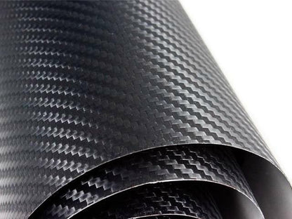 8" BLACK CARBON FIBER VINYL RALLY STRIPES RACING STRIPE For DODGE CHALLENGER