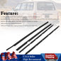 4pcs Outer Weatherstrip Door Belt Seal For Toyota Land Cruiser FJ80 HDJ81 90-98