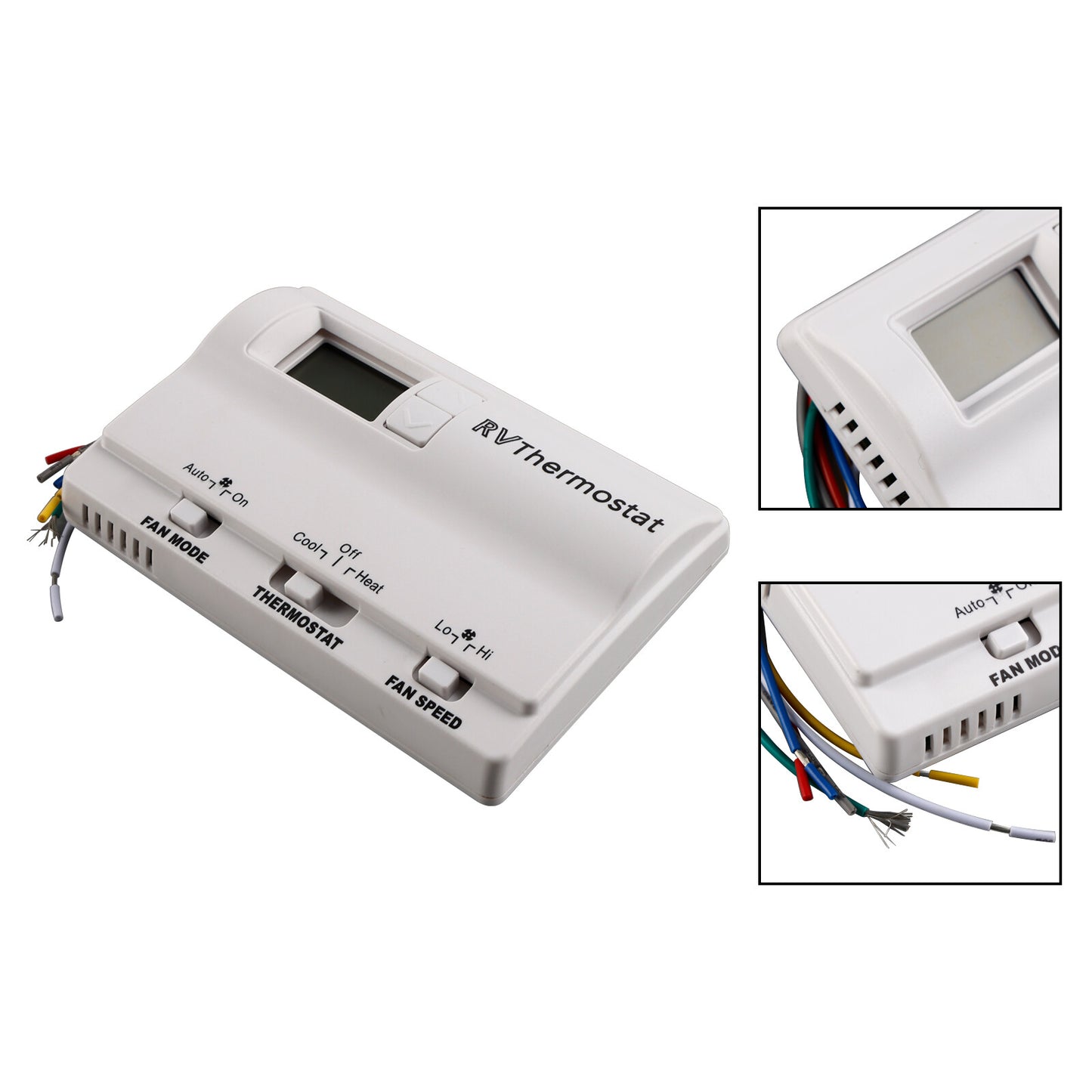 Heat/Cool Digital Thermostat Replacement Compatible with Coleman 83303362 White