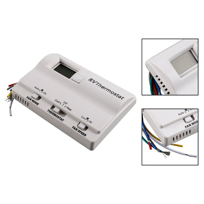 Heat/Cool Digital Thermostat Replacement Compatible with Coleman 83303362 White
