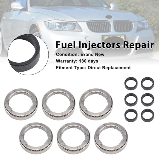 12PCS Fuel Injector Gasket Ring & Element Fit BMW 335i 340i 528i N20 B38 N55