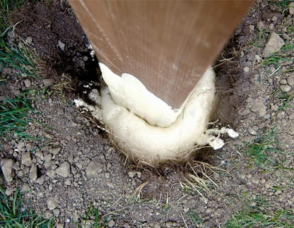 Fast 2K Deck Post Mix, Expanding Foam Concrete Alternative for Post Install (2)