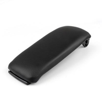 PU Leather Center Console Armrest Cover Lid For Audi A4 S4 A6 2000-2008 Black 03