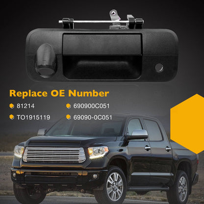 69090-0C051 Metal Upgraded Tailgate Handle w/Camera Hole For 07-13 Toyota Tundra