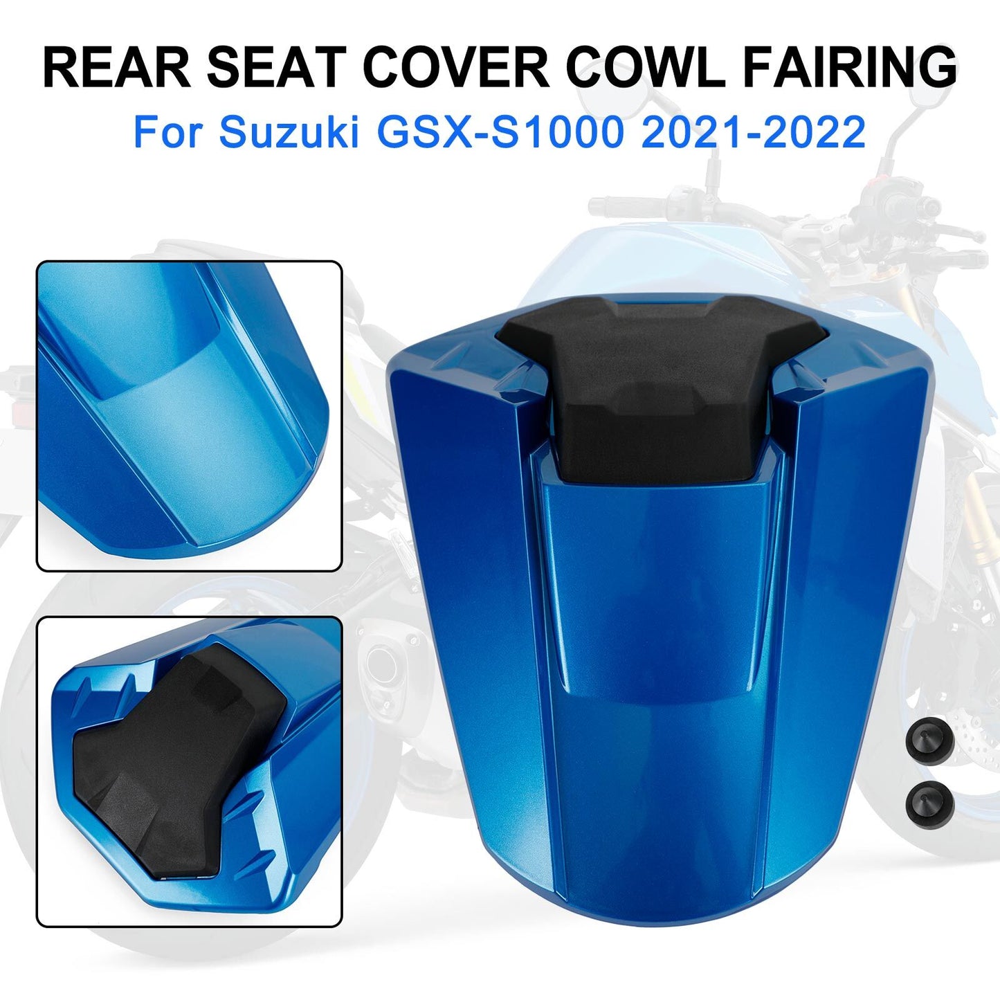 Rear Seat Cover Cowl Fairing For Suzuki GSXS 1000 GSX-S1000 2021-24 Blue