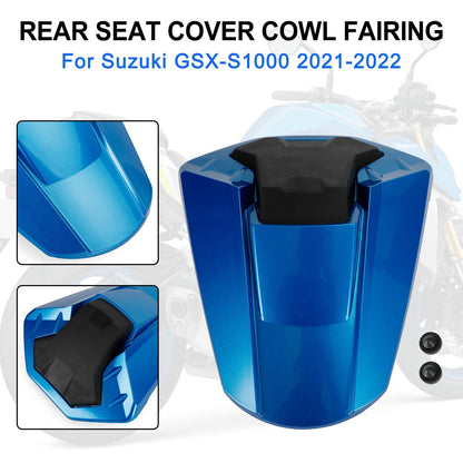 Rear Seat Cover Cowl Fairing For Suzuki GSXS 1000 GSX-S1000 2021-24 Blue