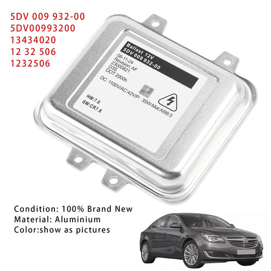 Solid Spare Xenon Headlight Ballast Control Module 5DV00993200 For Vauxhall Insignia 2008-17