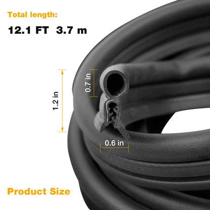 64461-06060 Rear Trunk Lid Weatherstrip Rubber Seal For 07-16 Toyota Camry RAV4