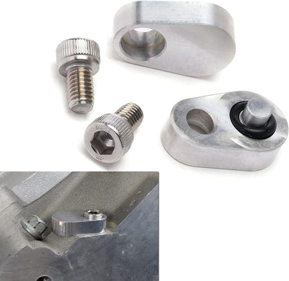 Rear Coolant Crossover Block Off Plug Steam Port Head Tube For GM LS Corvette