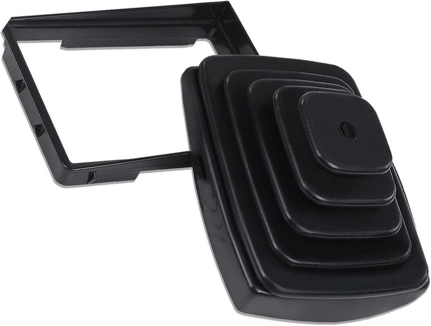 Fit For 1997-04 Jeep TJ Wrangler Manual Trans Shifter Boot & Retainer Bezel Kit
