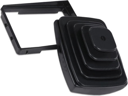 Fit For 1997-04 Jeep TJ Wrangler Manual Trans Shifter Boot & Retainer Bezel Kit