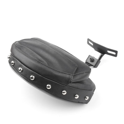 Driver Seat Rider Backrest Pad For 07-17 Fatboy FLSTF Heritage Softail CH