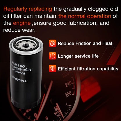 114000750 Oil Filter Fit 2020+ GM Chevy CMC 6.6L Duramax L5P Engine Oil Filter