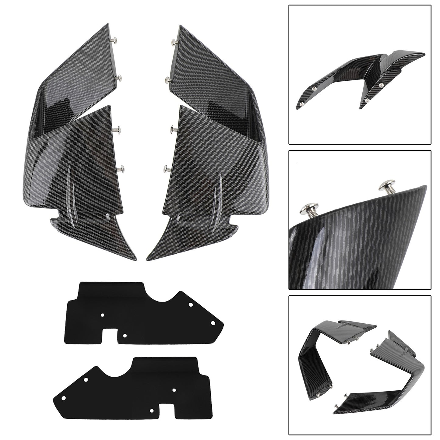 Front Spoiler Wind Winglets Fairing fit for BMW S1000RR 2019-2022 2021 2020 20