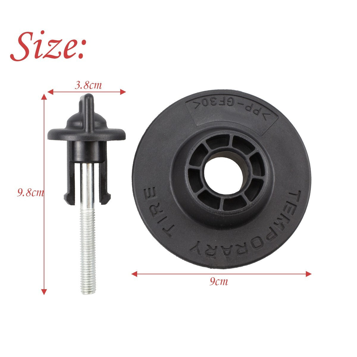 Bolt Adapter Spare Tire Wheel Screw Fits Honda CRV Civic Acura ILX RLX TLX New